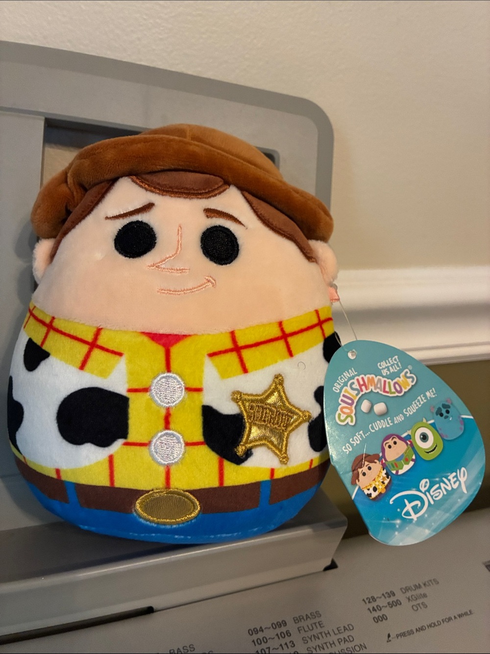 Disney/Kellytoy- WOODY 6” SQUISHMALLOW